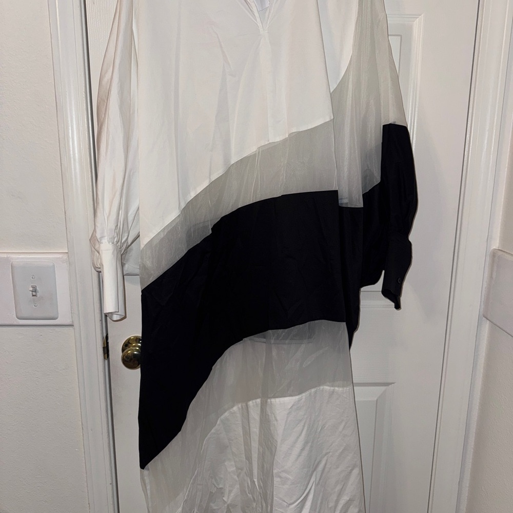 AKIRA DAY AND NIGHT COLORBLOCKED MIDI